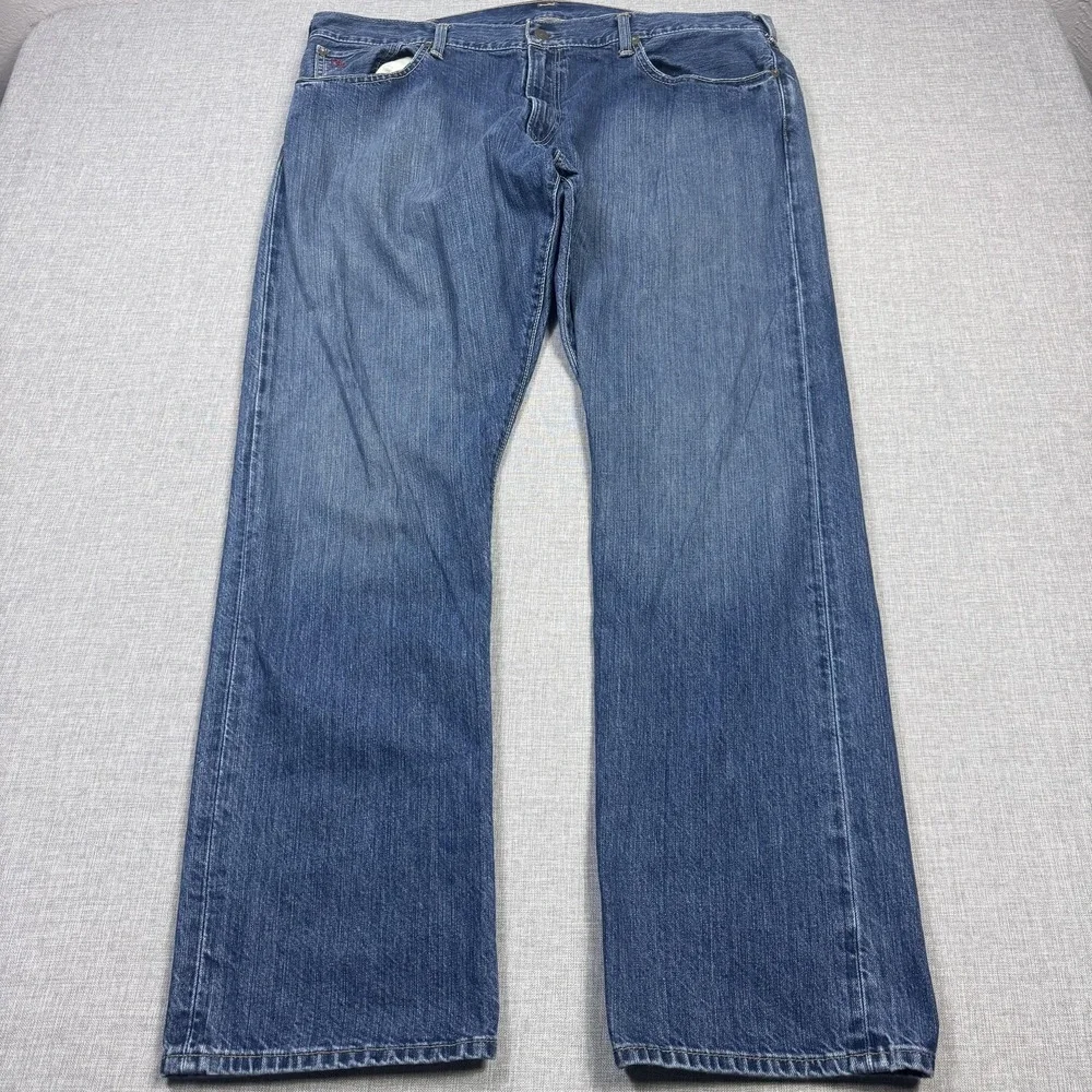 Polo‎ Ralph Lauren Hampton Straight Jeans Mens 40x32 Blue Medium Wash Denim